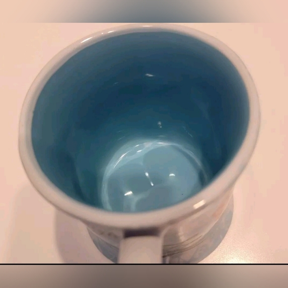 Julia Minasian DELIGHT Painted Floral Mug Coastline Imports pre-owned - Picture 5 of 10